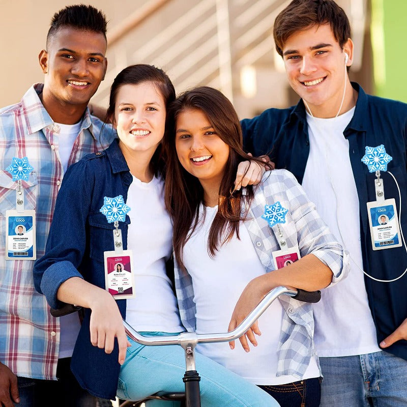 Wholesale Snowflake Telescopic Keychain